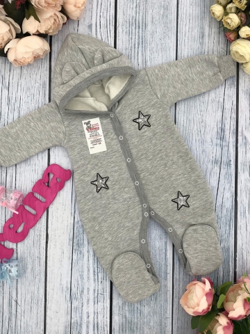 Купить оптом 219-С. Комбинезон ясельный, хлопок 65%, 35% ПЭ, футер с начёсом 62.68,74 в Дзержинске